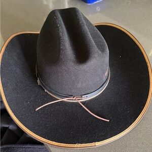 Stetson Black and Brown Men's Cowboy Hat